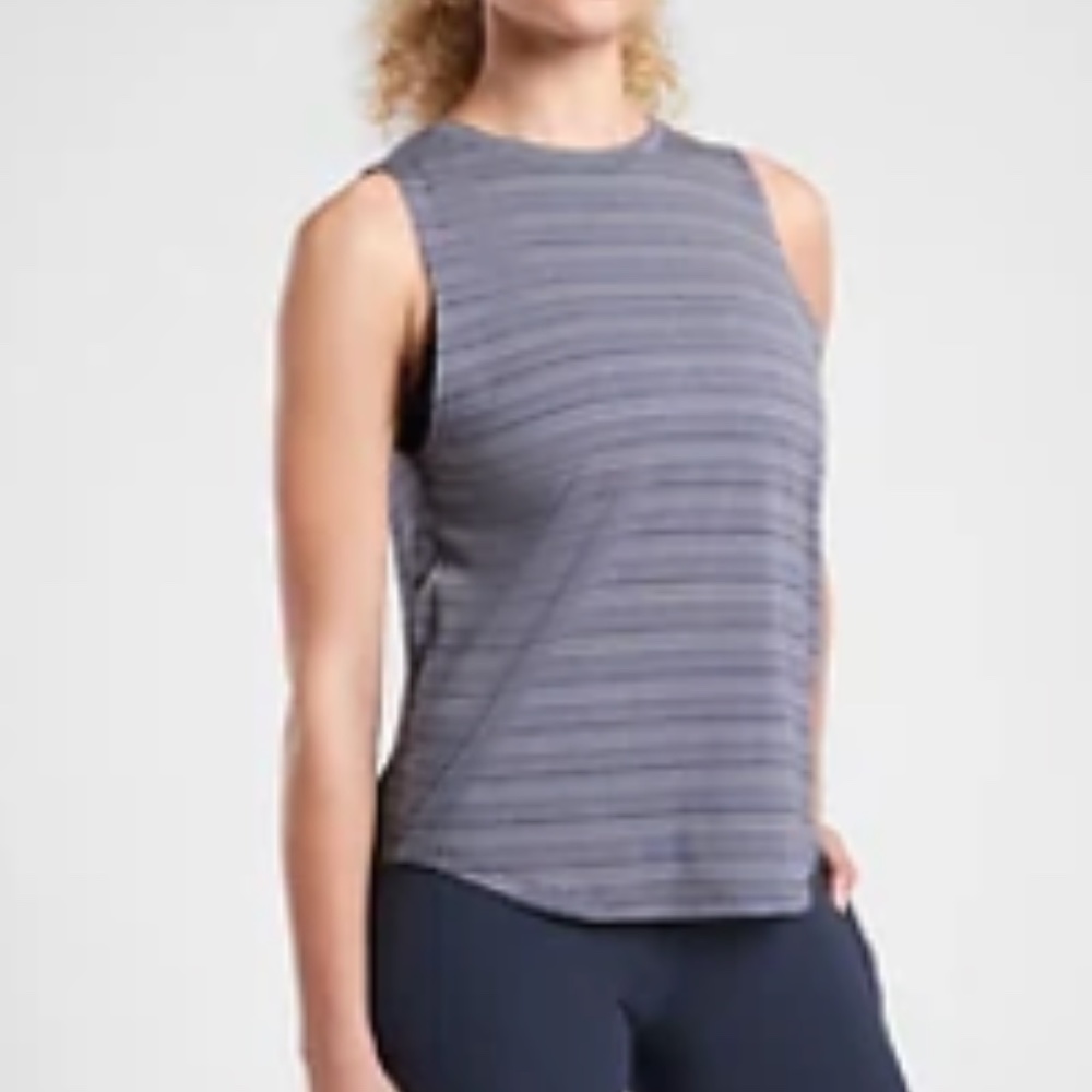 Athleta Cloudlight Striped Muscle Tank, Women's 2X